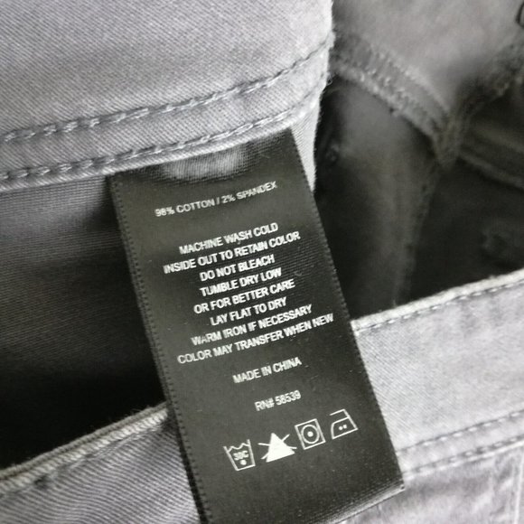 Kut From The Kloth Womens Pants‎ Skinny Angelina Ankle Gray Cuffed Stretch 10 - Picture 12 of 12